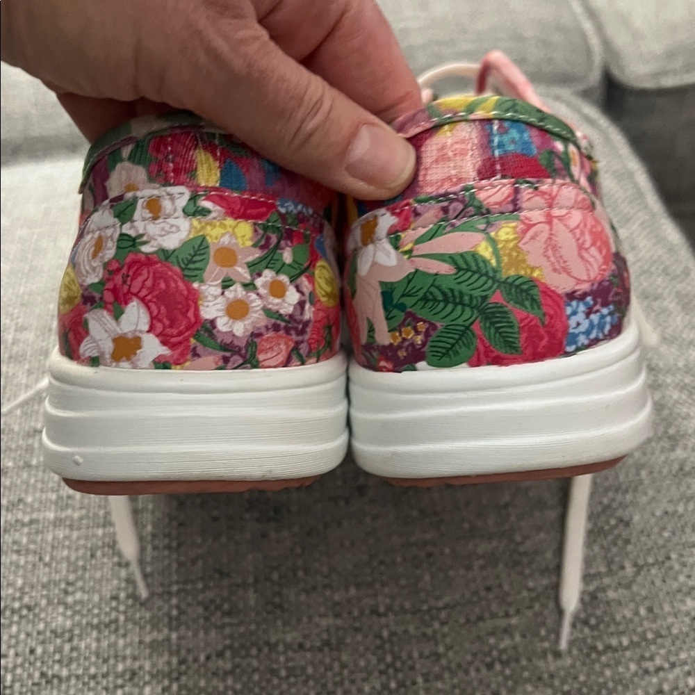 Women’s Traq by Alegria Sneaq Floral Dream Knit Sneakers Size 41 (10.5-11) - Picture 11 of 12
